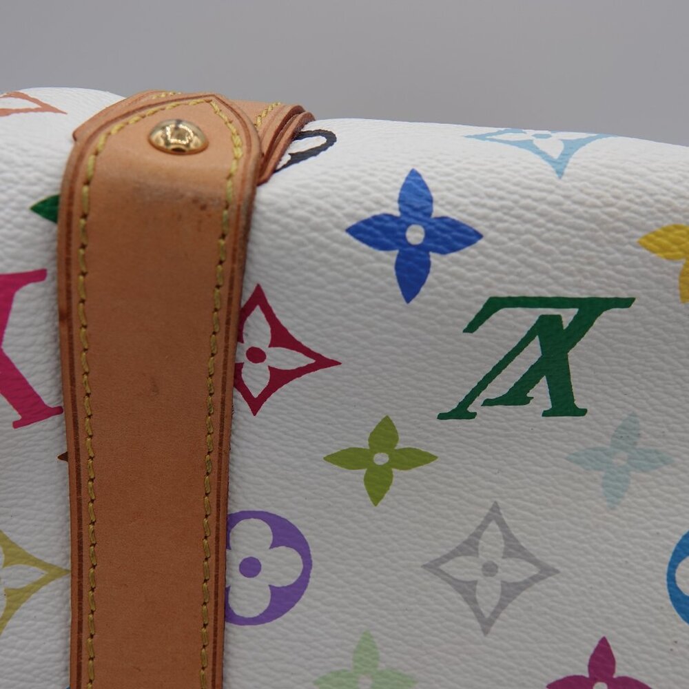 Louis Vuitton Authentic Multicolor Monogram Priscilla White - Picture 7 of 16